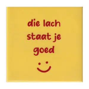 Die lach staat je goed