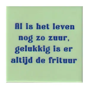 Al is het leven nog zo zuur