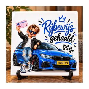 Rijbewijs gehaald Blauw